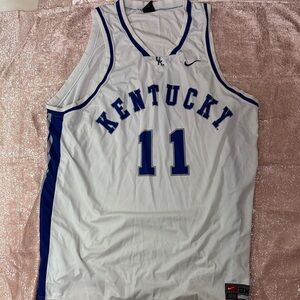 Nike Kentucky White and Blue Jersey